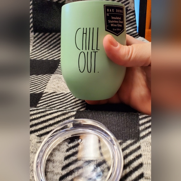 Rae Dunn CHILL OUT Wine Tumbler - Picture 3 of 9